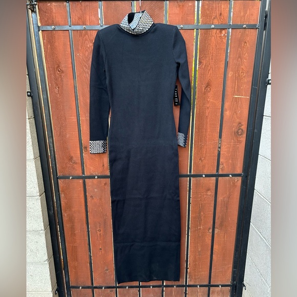 Retrofete Monroe Embellished Cashmere-Blend Maxi Dress size M NWT - Picture 2 of 9